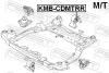 САЙЛЕНТБЛОК ЗАДНЬОЇ ПОДУШКИ ДВИГУНА KIA, HYUNDAI (вир-во) FEBEST KMB-CDMTRR (фото 2)