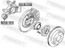 Сайлентблок задньої цапфи MITSUBISHI PAJERO III-IV 00- (Вир-во) FEBEST MAB-003 (фото 2)