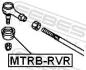 Пильовик рульового Накінечника CITROEN C-ZERO, MITSUBISHI COLT, LANCER 84- перед. міст (Вир-во FEBES FEBEST MTRB-RVR (фото 2)