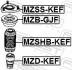 Опора аморт. MAZDA 3, 6, CX-5 2013- передн. (вир-во Febest) FEBEST MZSS-KEF (фото 2)