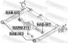 Сайлентблок балки NISSAN ALMERA, PRIMERA, MAXIMA 95 - задн. міст (Вир-во) FEBEST NAB-003 (фото 2)