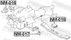 Подушка двигуна задня Nissan FEBEST NM-018 (фото 2)