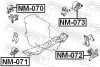 Подушка двигуна права NISSAN X-TRAIL T30 (вир-во) FEBEST NM-070 (фото 2)