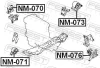 Подушка двигуна ліва NISSAN X-TRAIL T30 (вир-во) FEBEST NM-076 (фото 2)