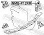 САЙЛЕНТБЛОК ЗАДНІЙ ПОДУШКИ ДВИГУНА (ГІДРАВЛІЧНИЙ) NISSAN (вир-во) FEBEST NMB-P12RR (фото 2)