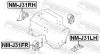 Подушка двигуна права NISSAN MURANO Z50 2002-2007 (вир-во) FEBEST NM-J31RH (фото 2)