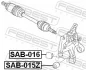 Сайлентблок важеля SUBARU IMPREZA, FORESTER 00- зад. міст (Вир-во) FEBEST SAB-015Z (фото 2)