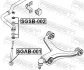 Втулки стабілізатора SSANGYONG REXTON, ACTYON 02-перед. міст (Вир-во) FEBEST SGSB-002 (фото 2)