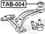 Сайлентблок важеля TOYOTA CAMRY LEXUS ES 91-01 перед. міст низ ззаду (Вир-во) FEBEST TAB-004 (фото 2)
