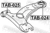 Сайлентблок важеля TOYOTA COROLLA 01-07 перед. міст низ (Вир-во) FEBEST TAB-024 (фото 2)