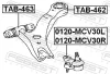 Сайлентблок важеля LEXUS RX, ES 04 перед. міст низ (Вир-во) FEBEST TAB-462 (фото 2)