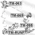 ПОДУШКА ДВИГУНА ЛІВА TOYOTA (вир-во) FEBEST TM-095 (фото 2)