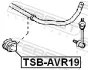 Втулка стабілізатора TOYOTA AVENSIS 00-08 задн. міст (Вир-во) FEBEST TSB-AVR19 (фото 2)