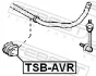 Втулка стабілізатора TOYOTA AVENSIS 00-08 зад. міст (Вир-во) FEBEST TSB-AVR (фото 2)