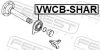 ПОДШИПНИК ПРИВОДНОГО ВАЛА SEAT ALHAMBRA, VW SHARAN (вир-во) FEBEST VWCB-SHAR (фото 2)