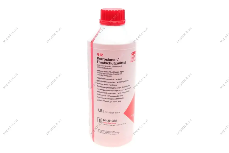 Антифриз (червоний) G12 (1,5 л) FEBI BILSTEIN 01381 (фото 1)