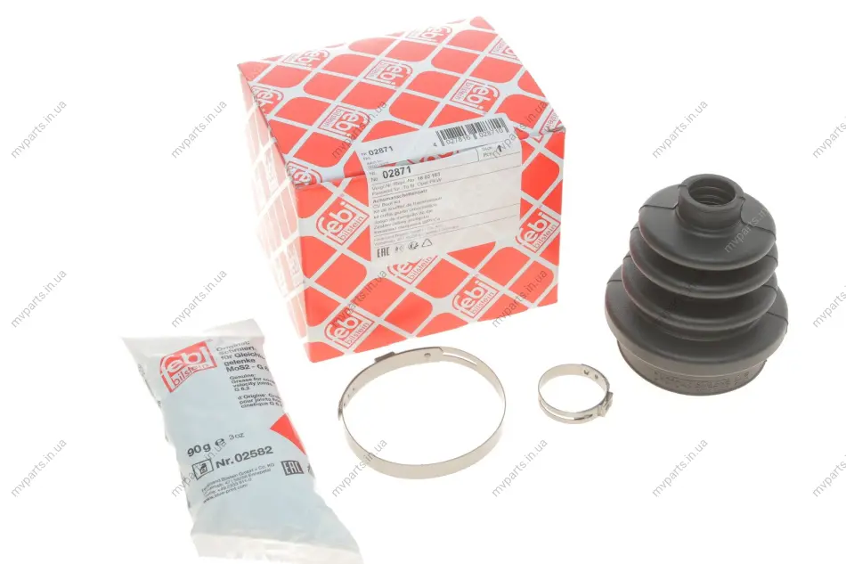 Пильник ШРКШ (внутрішній) Opel Astra/Vectra/Kaddet 81-02 (21x65x95mm) (к-кт) FEBI BILSTEIN 02871 (фото 1)