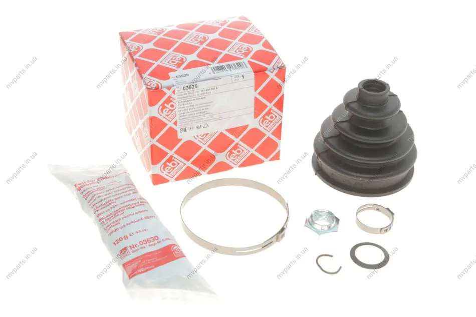 Пильник ШРКШ (зовнішній) Audi 80/VW Passat B3/B4 86-05 (22x83x96) (к-кт) FEBI BILSTEIN 03629 (фото 1)