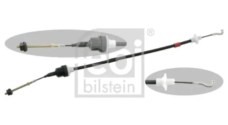 Трос зчеплення Opel Combo/Astra F/Kadett E 84-05 (815/483 мм) FEBI BILSTEIN 04197