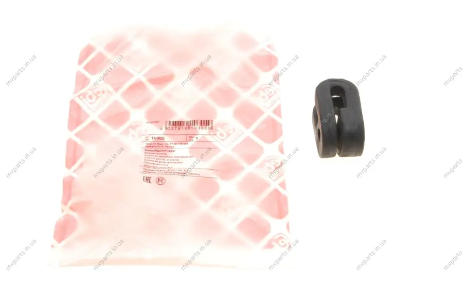 Кронштейн кріплення глушника Renault Kangoo 97- FEBI BILSTEIN 10305 (фото 1)