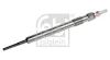 Свічка розжарювання Opel Astra J/K/Zafira C 1.6CDTI 13- (4.4V) M10x1.0 FEBI BILSTEIN 106815 (фото 1)