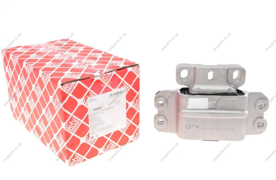 Подушка двигуна (L) VW Caddy 03- FEBI BILSTEIN 109403 (фото 1)