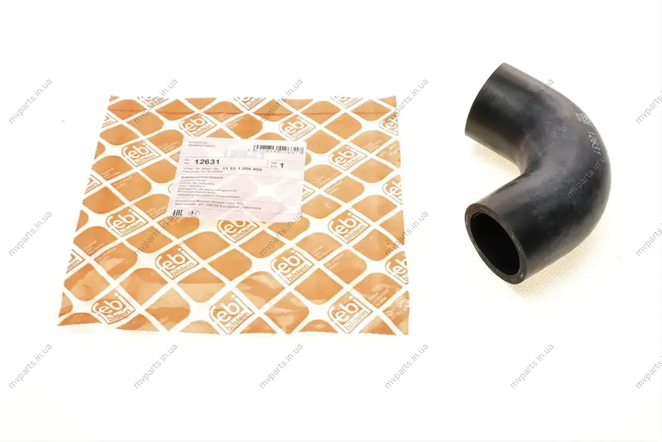 Патрубок радіатора BMW 5 (E12/E28/E34)/7 (E23/E32) 75-94 FEBI BILSTEIN 12631 (фото 1)