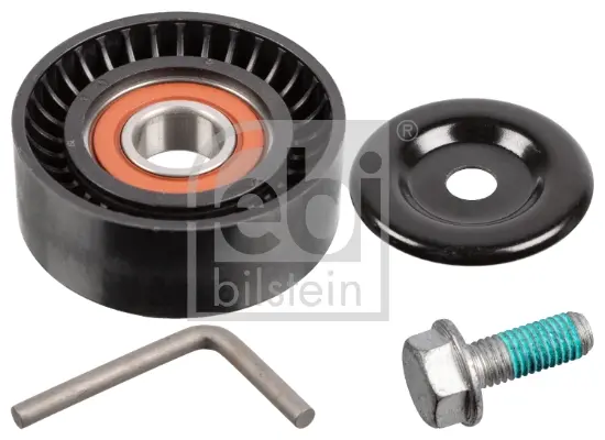 Ролик генератора Skoda Octavia/VW Golf V/VI 1.8TSI/2.0TDI 05- (натяжний) (к-кт) FEBI BILSTEIN 170252 (фото 1)