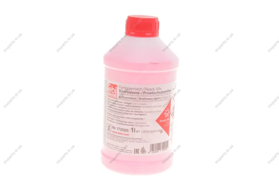 Антифриз (червоний) Readymix G12 (-35°C готовий до застосування) (1л) FEBI BILSTEIN 172005 (фото 1)