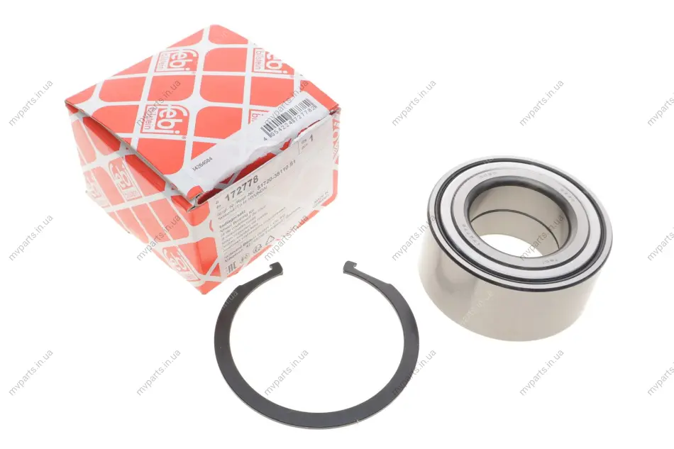 Підшипник маточини (передньої) Hyundai Santa Fe 00-/Tucson 04-10/Kia Sportage 04- (45x84x39) FEBI BILSTEIN 172778 (фото 1)