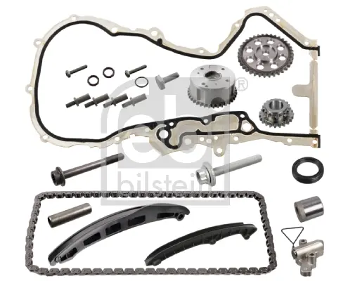 Комплект ланцюга ГРМ Seat Ibiza IV/Toledo IV 1.2 08-15/Skoda Fabia/Rapid 1.2 07-14 (130z) FEBI BILSTEIN 174393 (фото 1)