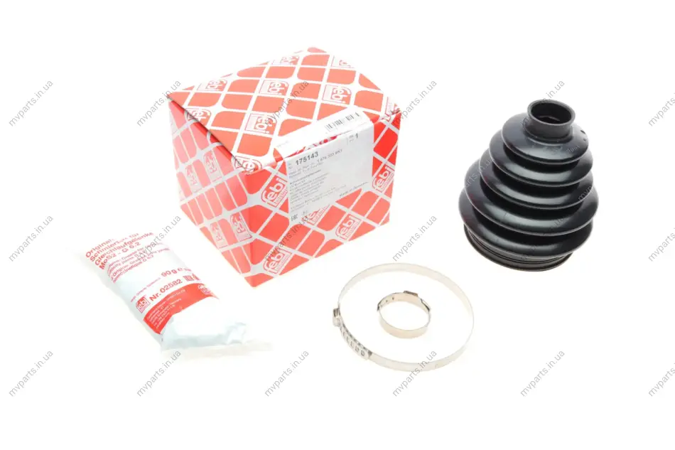 Комплект пильника РШ шарніра (зовнішній) Ford C-Max I/Focus II 03-12 (28x86x88) FEBI BILSTEIN 175143 (фото 1)