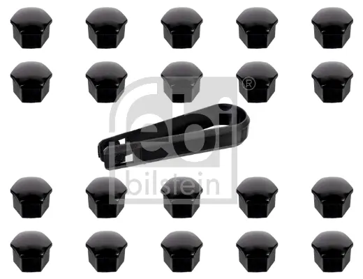 Ковпачок гайки колеса Audi 100/80/90/A3/A4/A6 66- (к-кт) FEBI BILSTEIN 175406 (фото 1)