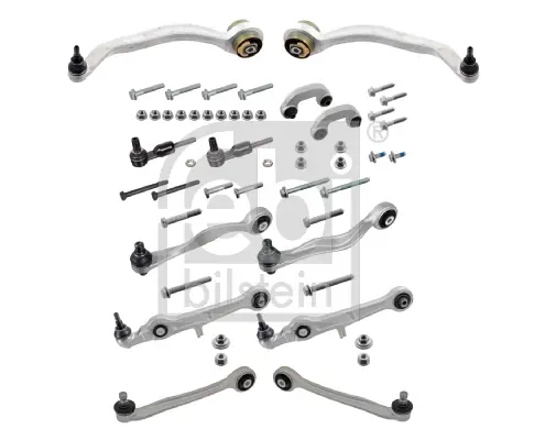 Комплект важелів підвіски (передньої) Audi A4 1.6-4.2 94-08 (з болтами) FEBI BILSTEIN 176262 (фото 1)