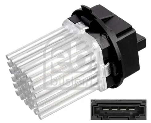 Резистор вентилятора пічки Citroen C3/C4/C5 04- FEBI BILSTEIN 176588 (фото 1)