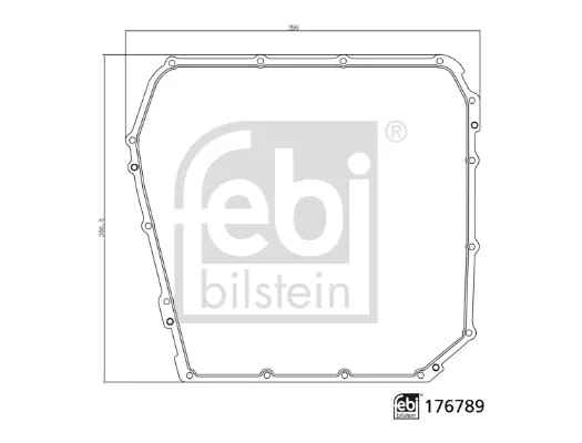 Прокладка піддону Audi A4/A5/A6/A7/Q5 3.0 TFSI/TDI 10- FEBI BILSTEIN 176789 (фото 1)