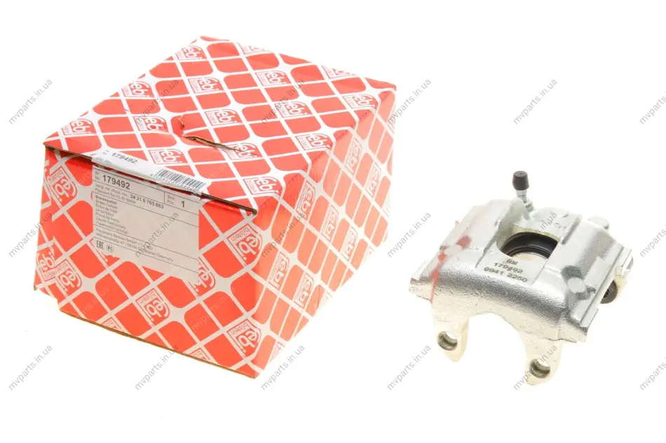 Супорт гальмівний (задній) (L) BMW 3 (E46) 99-07/X3 (E83) 04-11 (d=42mm) FEBI BILSTEIN 179492 (фото 1)