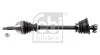 Піввісь (передня) (L) Renault Clio 98-04/Twingo 1.2 93-07 (21z/622mm) FEBI BILSTEIN 180702 (фото 1)