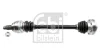 Піввісь (задня) (L) BMW 1 (E81/E87)/3 (E90) M47N47/M57/N57 04-11 (30z/617mm) FEBI BILSTEIN 182445 (фото 1)