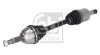 Піввісь Ford Connect 02- (L) (25x26x631) FEBI BILSTEIN 182446 (фото 1)
