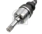 Піввісь (передня) (L) Citroen Berlingo/Peugeot Partner 96-11 (25z/24z/587mm)(+ABS) FEBI BILSTEIN 182589 (фото 2)