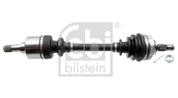 Піввісь (передня) (L) Citroen Berlingo/Peugeot Partner 1.6/2.0 HDi 98-11 (25z/24z/583mm) (+ABS) FEBI BILSTEIN 182693 (фото 1)