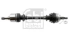 Піввісь (передня) (L) Citroen Berlingo/Peugeot Partner 1.6/2.0 HDi 98-11 (25z/24z/583mm) (+ABS) FEBI BILSTEIN 182693 (фото 1)