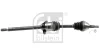 Вал приводний правий NISSAN QASHQAI I (J10, NJ10) | DUALIS, X-TRAIL II (T31) (вир-во FEBI) FEBI BILSTEIN 183086 (фото 1)