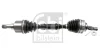 Піввісь Citroen Berlingo 1.1-1.8i/1.9D 97-06 (L) (24x25z/590mm) FEBI BILSTEIN 183787 (фото 1)