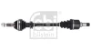 Піввісь (передня) Fiat Ducato 2.5TD 94-06 (L) (28x41x759) FEBI BILSTEIN 184678 (фото 1)