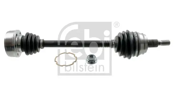 Вал приводний AUDI A3, SKODA OCTAVIA I (1U2), VW BORA I, GOLF IV, 96-10 (вир-во FEBI) FEBI BILSTEIN 186435 (фото 1)