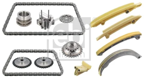 Комплект ланцюга ГРМ Opel Omega B 2.5 DTI/BMW 3 (E46)/5 (E39)/7 (E38)/X5 (E53) (M57D25/M57D30) 94-06 (z=90) FEBI BILSTEIN 187827