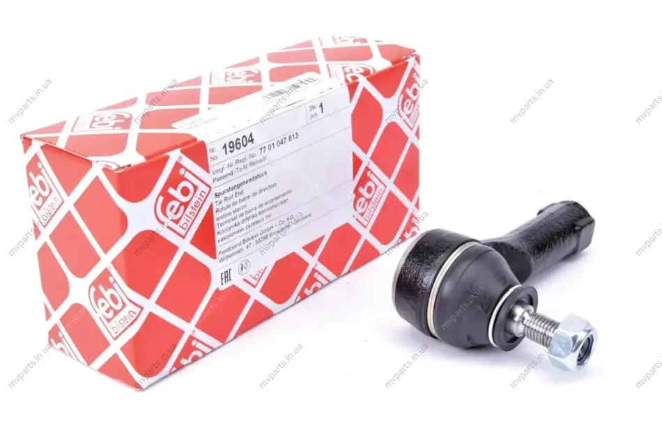 Наконечник тяги рульової (R) Renault Kangoo 97- FEBI BILSTEIN 19604 (фото 1)