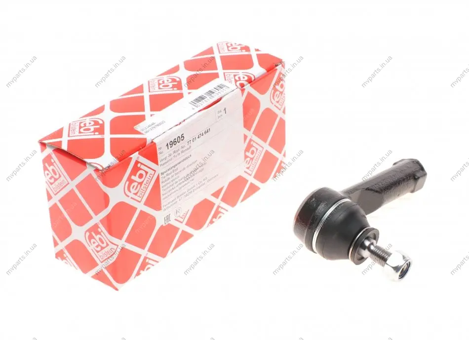 Наконечник тяги рульової (L) Renault Kangoo 97- FEBI BILSTEIN 19605 (фото 1)